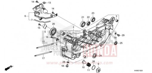 LINKE KURBEL-GEHAEUSEHAELFTE NSS125ADM de 2021